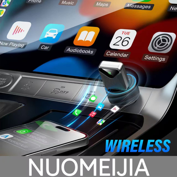 KY-4182 CarPlay Bežični adapter za auto, Dual-Core CPU, USB i USB-C, IOS10+ / Android11+, Kompatibilan s OEM zaslonom