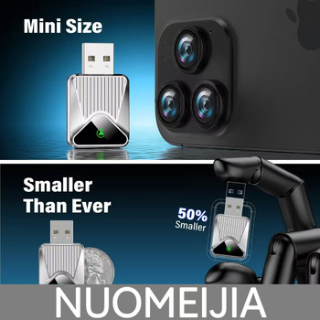 KY-4182 CarPlay Bežični adapter za auto, Dual-Core CPU, USB i USB-C, IOS10+ / Android11+, Kompatibilan s OEM zaslonom