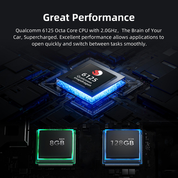 BMW juhtmevaba CarPlay Android-süsteemi jaoks auto ühenduskarp, Qualcomm 6125, 8GB RAM + 128GB salvestus, mudel RM-KPL 089 B