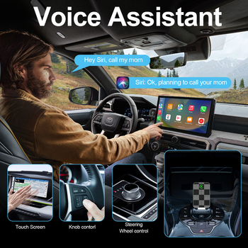 Bežični CarPlay USB-C adaptor - Plug-and-Play auto infotainment, model A009, USB+Type-C sučelje, WiFi/Bluetooth dvostruka veza, kompatibilan s vozilima koja imaju CarPlay