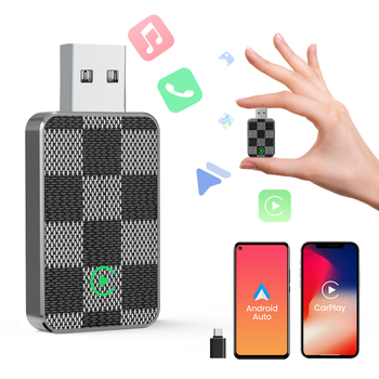 Bežični CarPlay USB-C adaptor - Plug-and-Play auto infotainment, model A009, USB+Type-C sučelje, WiFi/Bluetooth dvostruka veza, kompatibilan s vozilima koja imaju CarPlay