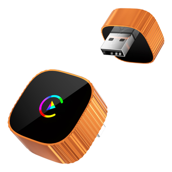 CarPlay кутия: Android Auto и CarPlay в едно, кабел към безжично, Plug-and-Play, CXZ542, алуминиева сплав, USB-A/Type-C