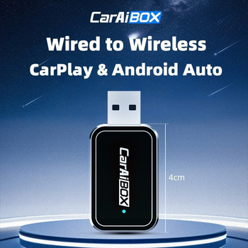 CarPlay и Android Auto 2-в-1 безжичен автомобилен адаптер – WA09, двуядрен процесор, 1GB RAM, 16GB памет, USB интерфейс, Linux