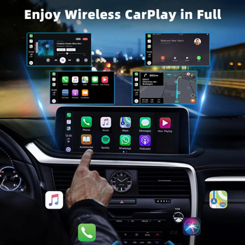 Adaptor CarPlay Wireless JCS-01 – Interfață USB-C, 2-în-1 Apple/Android OS, 1GB RAM, 68g