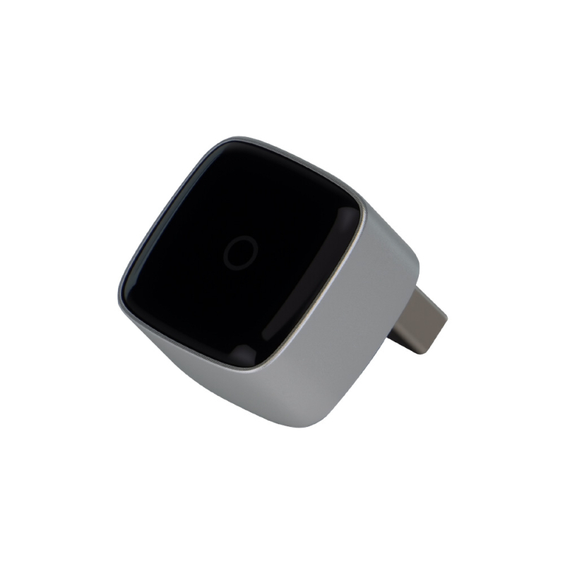 Adaptor CarPlay wireless pentru mașină — model J20, aliaj de aluminiu, interfață USB-C, proiecția ecranului pentru vehicule cu CarPlay cablat, greutate 10 g