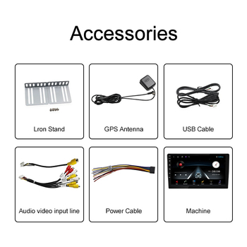 Yihang Android auto galvenā vienība ar GPS navigāciju, CarPlay un Wi‑Fi | IPS displejs, 7.9/9/10 collas, 12V barošana, 4x45W izeja