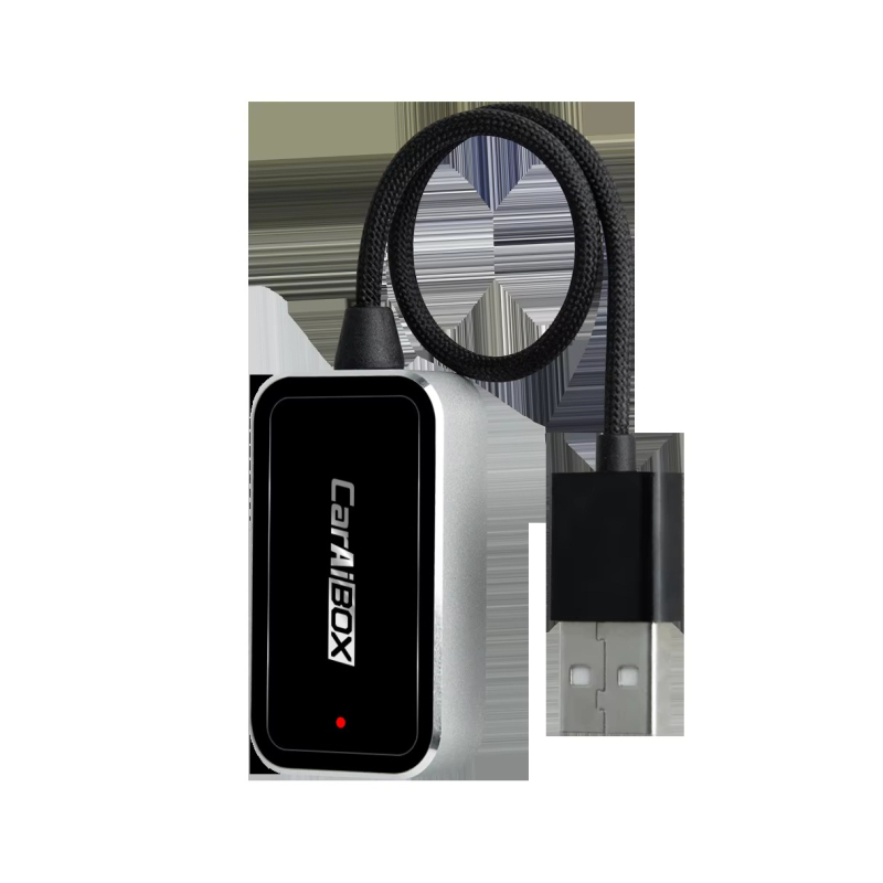 CarPlay безжичен адаптер за автомобил – модел ZC12A, RAM 1 GB, ABS корпус, за CarPlay/Android Auto, без екран