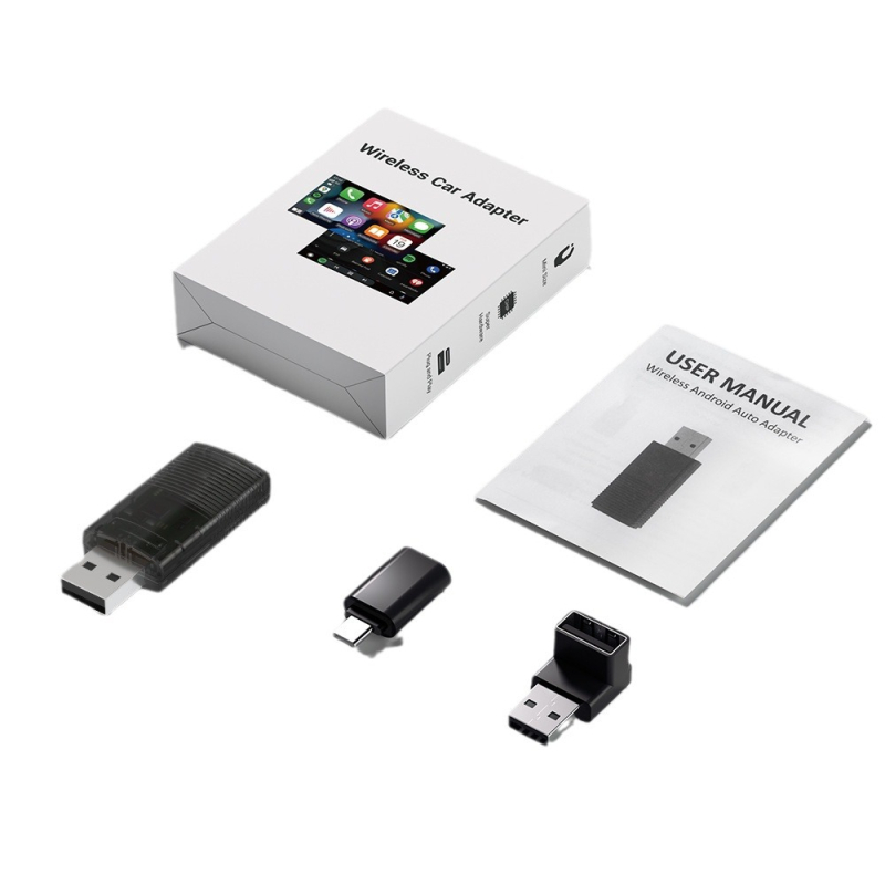 Ottocast juhtmevaba CarPlay ja Android Auto 2-ühes adapter, USB-C, cp86 dual channel, ekraanita, kaal 50 g