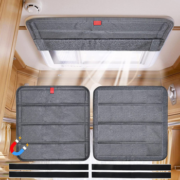 Sjenilo za krovni prozor i ventilacijski prozor za RV, verzije s Velcro i magnetskim.