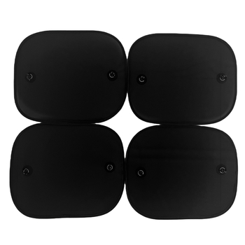 Автомобилен сенник за странични и задни прозорци, полиестерна мрежа, монтиране с вакуумни чаши, универсално приложение, топлоизолация, възможност за печат на лого