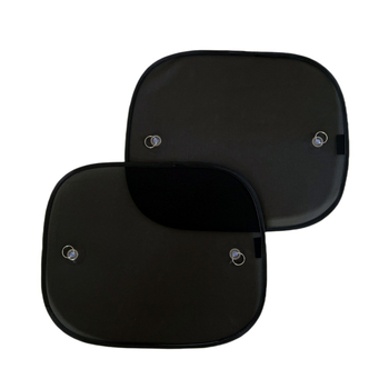 Автомобилен сенник за странични и задни прозорци, полиестерна мрежа, монтиране с вакуумни чаши, универсално приложение, топлоизолация, възможност за печат на лого