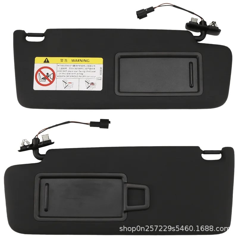 Autó napellenző Zhongxuan, PVC anyagból, beépített rögzítés, univerzális illeszkedés, minimalist stílus