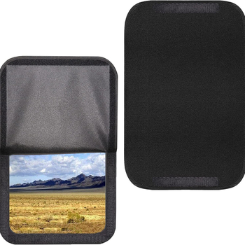 Összecsukható alumínium RV ablakárnyékoló Velcro rögzítéssel, ajtók és ablakok számára, vízálló anyag