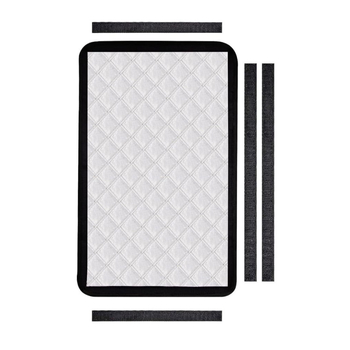 Összecsukható alumínium RV ablakárnyékoló Velcro rögzítéssel, ajtók és ablakok számára, vízálló anyag