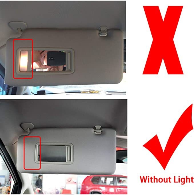 Ηλιοπροστατευτής με HD καθρέφτη μακιγιάζ, εγκατάσταση με κλιπ, δυνατότητα ιδιωτικής ετικέτας, κατάλληλος για ειδικά αυτοκίνητα, απλός σχεδιασμός