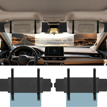 Kožni teleskopni universalni auto sjenilo s anti-glare zaštitom za oči
