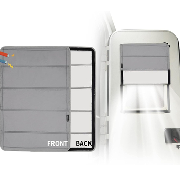 Магнитна двустранна сгъваема слънцезащитна щора за кемпер – за люк и странични прозорци; материал: оксфорд плат + памук; универсална съвместимост