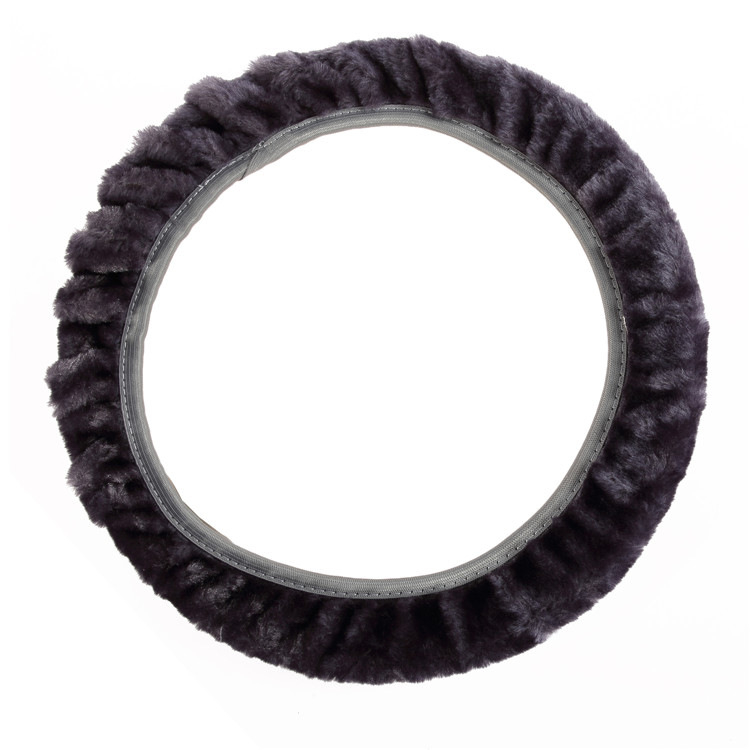 Plüss kormányvédő autókhoz — univerzális négyévszakos használatra, anyag: mesterséges plüss, stílus: plüss, telepítés: általános