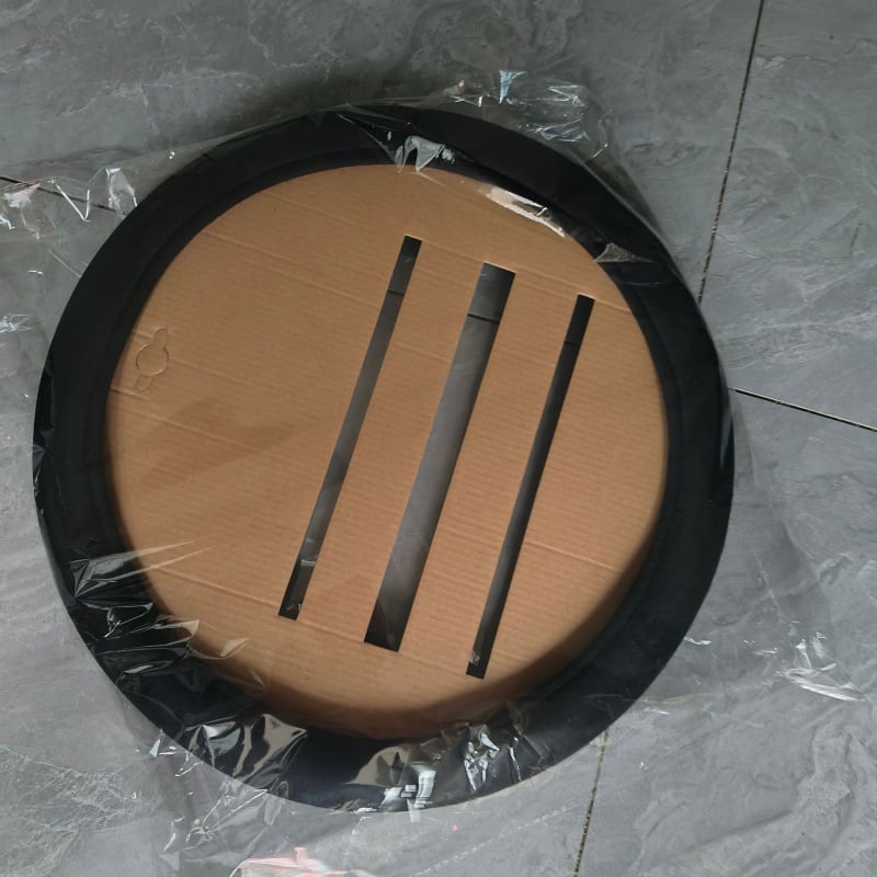 Θερμαινόμενο κάλυμμα τιμονιού από σουέτ, 12V, καθολική εφαρμογή