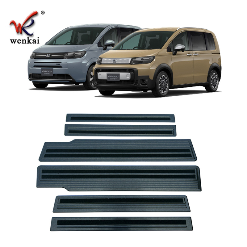 Rozsdamentes acél bejárati küszöb és üdvözlő pedál Honda Freed AIR/CROSSTAR GT sorozathoz (24 modell) (Márka: Wankai; Anyag: rozsdamentes acél; Modellév: 2024; Váltó: Automata)