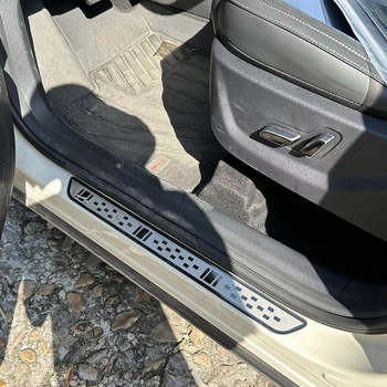 Ukrasni prag od nehrđajućeg čelika s graviranim pedalom dobrodošlice za Citroën C3/C4/C5 Aircross