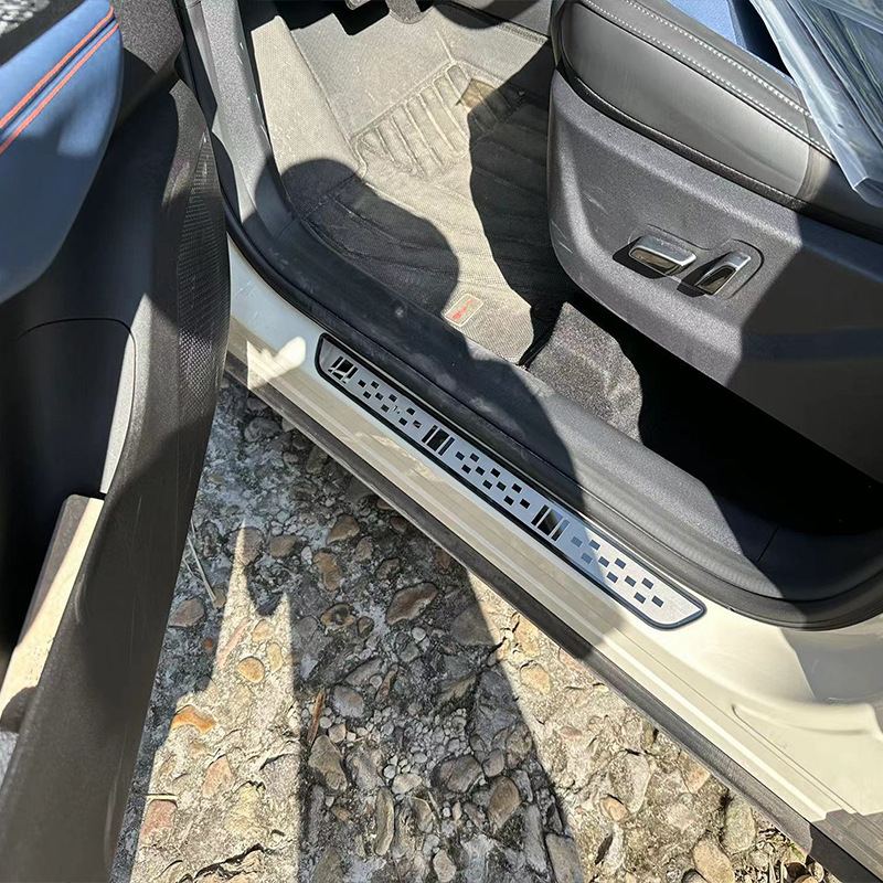 Ukrasni prag od nehrđajućeg čelika s graviranim pedalom dobrodošlice za Citroën C3/C4/C5 Aircross