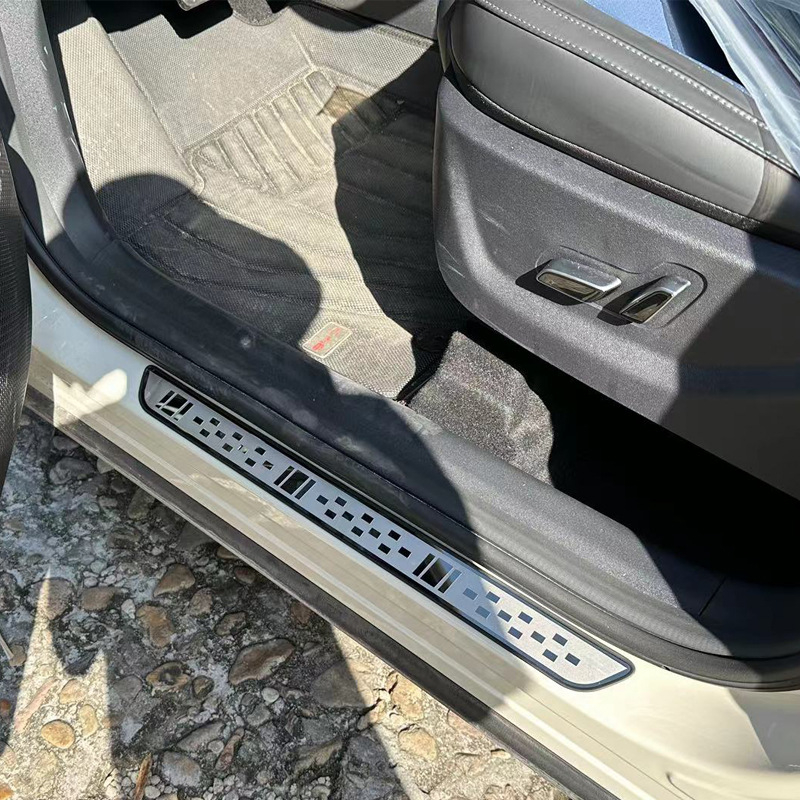 Ukrasni prag od nehrđajućeg čelika s graviranim pedalom dobrodošlice za Citroën C3/C4/C5 Aircross