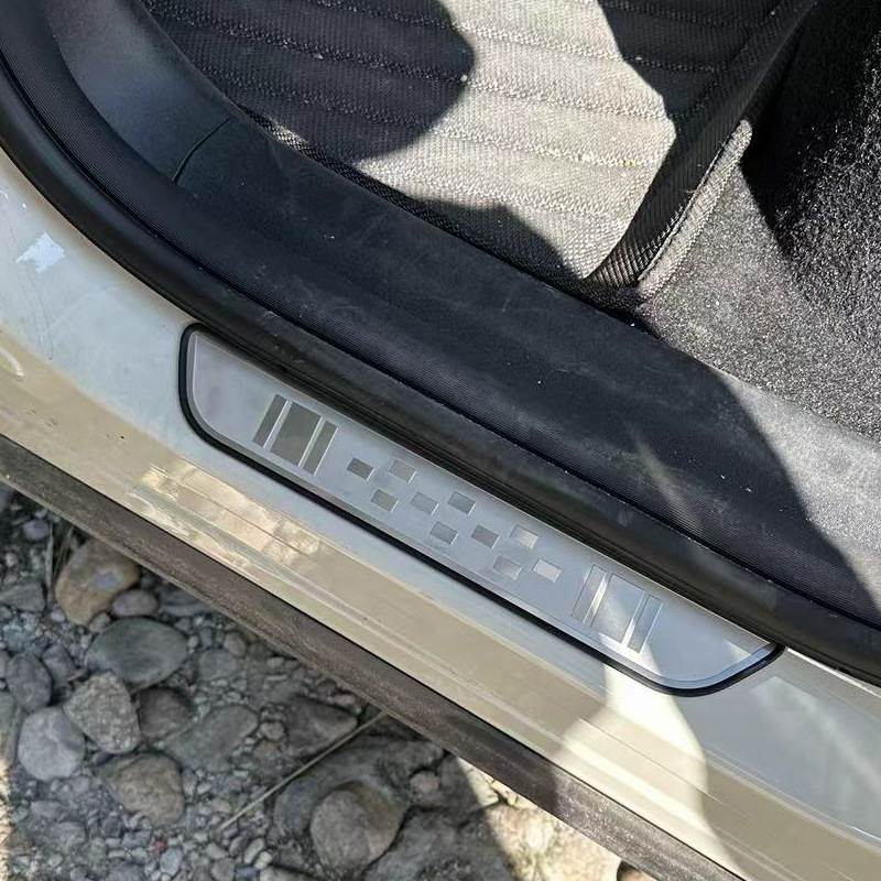 Ukrasni prag od nehrđajućeg čelika s graviranim pedalom dobrodošlice za Citroën C3/C4/C5 Aircross