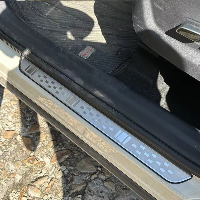Ukrasni prag od nehrđajućeg čelika s graviranim pedalom dobrodošlice za Citroën C3/C4/C5 Aircross