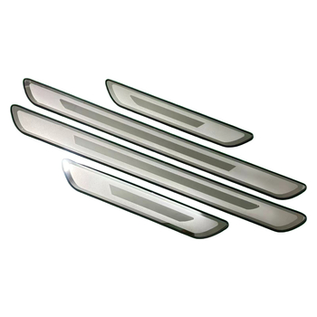 Deco prag vrata od nehrđajućeg čelika – universalno, kompatibilno s VW, Hyundai, Nissan, Toyota, marka Lb/libos, za modificirane pedale