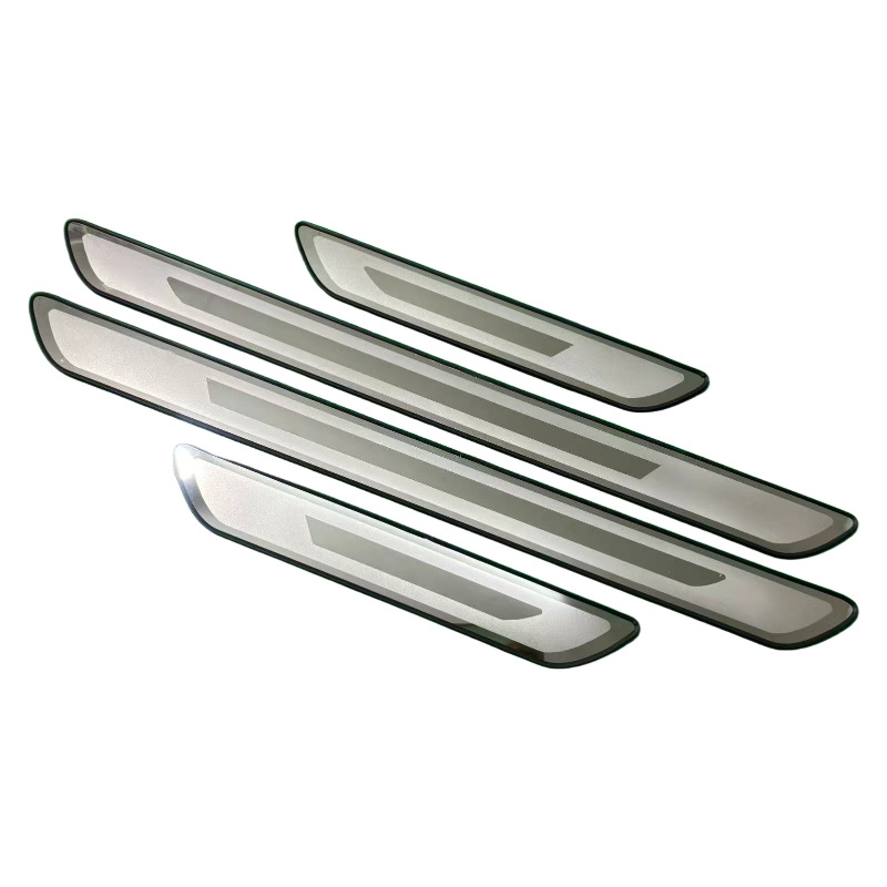 Deco prag vrata od nehrđajućeg čelika – universalno, kompatibilno s VW, Hyundai, Nissan, Toyota, marka Lb/libos, za modificirane pedale