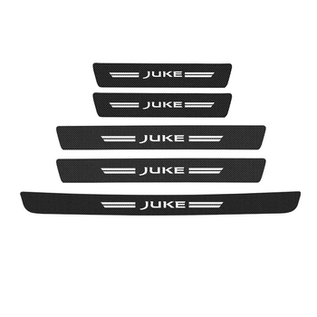 Ütközésvédő dekoratív küszöbcsík – karbon szövet mintázat, univerzális illeszkedés, testre szabható, Leibowei