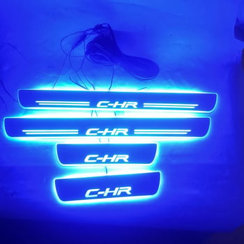 LED prag vrata za Toyota C-HR - 4 komada, dinamički prag i pozdravni pedal