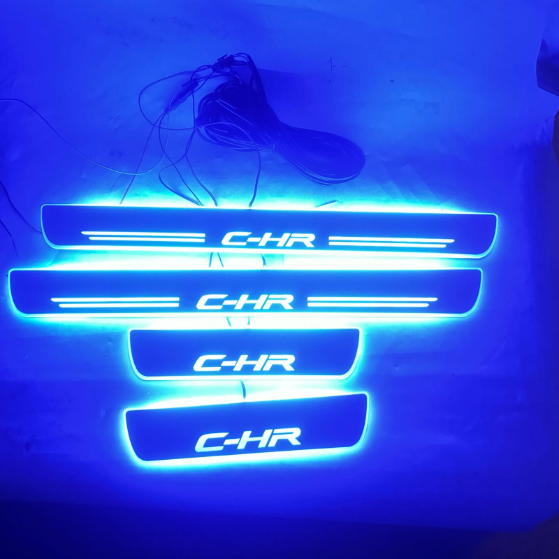 LED prag vrata za Toyota C-HR - 4 komada, dinamički prag i pozdravni pedal