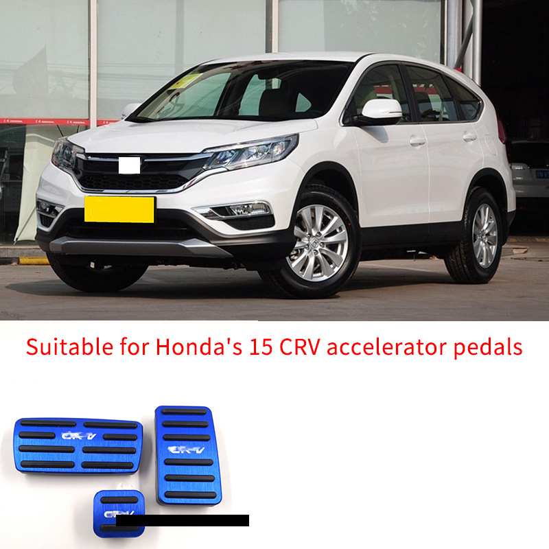 Honda CR-V 2015 Kit pedale: aliaj de aluminiu, pedale accelerație și frână, montaj fără găuri, transmisie automată