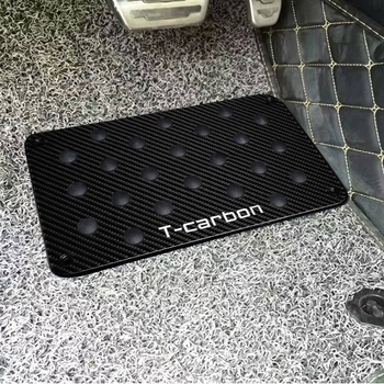 T-CARBON pedala vozača s protivkliznom prostirkom od pravog karbonskog vlakna, univerzalno za Mercedes-Benz, BMW, Audi, Porsche