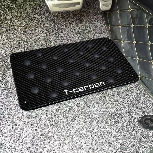 T-CARBON pedala vozača s protivkliznom prostirkom od pravog karbonskog vlakna, univerzalno za Mercedes-Benz, BMW, Audi, Porsche