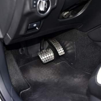 Cardimanson nehrđajući čelik pedala unutarnja obrada za Mercedes-Benz A-Class, B-Class, CLA, GLA, GLB s automatskim mjenjačem