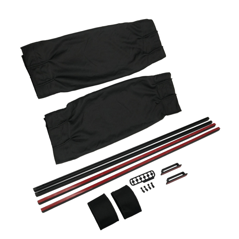 Универсална слънцезащитна щора за предното и задното стъкло на автомобил, полиестер, 400 г, с вграден монтаж