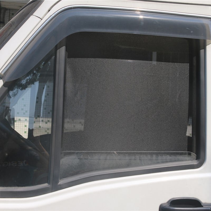 Персонализирана автомобилна слънцезащитна завеса за странични прозорци, прозрачно мрежесто платно с магнитно закрепване; монтаж тип висяща система; марка Songyada; обработка по поръчка; възможност за частно етикетиране.