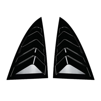 2-dijelni Window Louver Cover od ABS plastike – vanjski auto dodatak