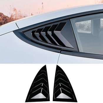 2-dijelni Window Louver Cover od ABS plastike – vanjski auto dodatak