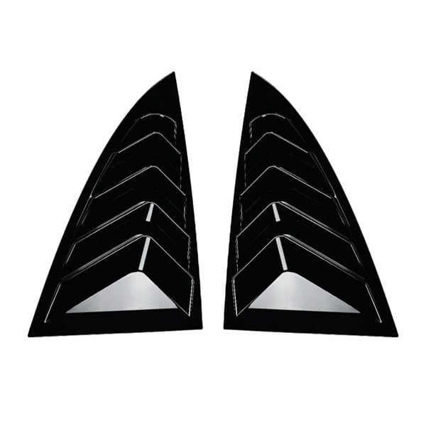 2-dijelni Window Louver Cover od ABS plastike – vanjski auto dodatak