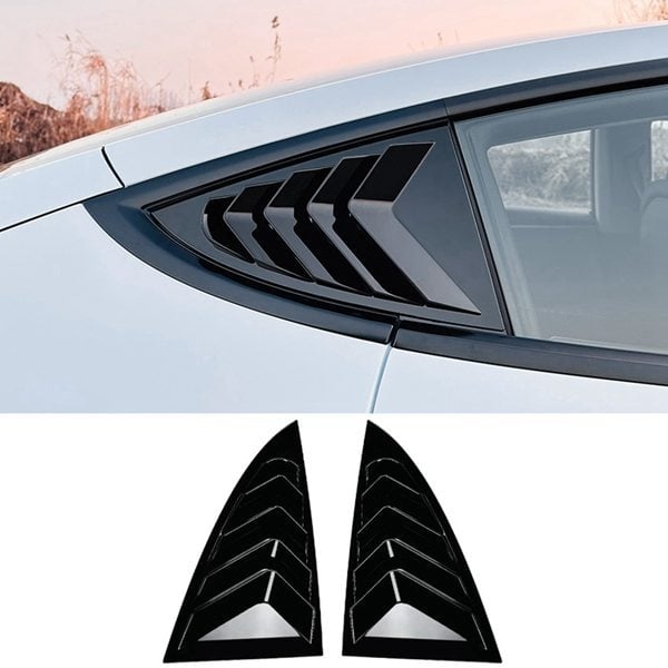 2-dijelni Window Louver Cover od ABS plastike – vanjski auto dodatak
