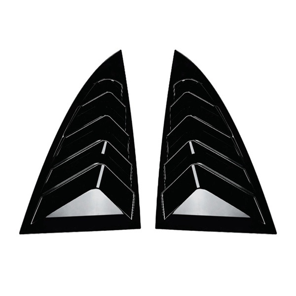 2-dijelni Window Louver Cover od ABS plastike – vanjski auto dodatak