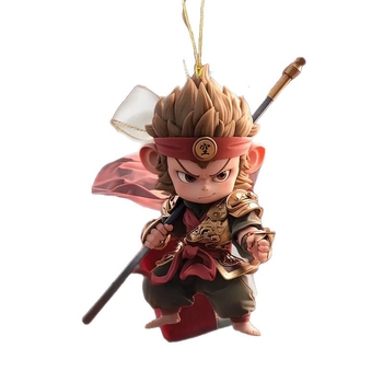 Wukong висулка за автомобил, акрилна карикатурна украса за интериор, аксесоар за автомобилни украси с възможност за персонализация