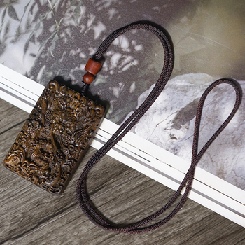 Viseći agarwood privjesak s drakom s pet kandži, Feather Ceremony, luksuzni auto dodatak