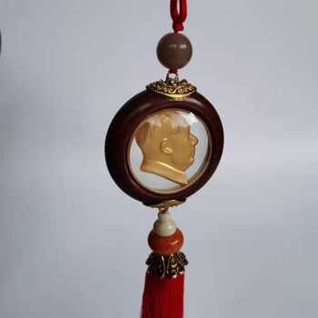 Автомобилен украса за интериор с пискюли, инкрустирана сплав с имитация на котешко око, модерен стил