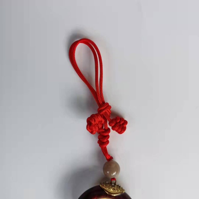 Автомобилен украса за интериор с пискюли, инкрустирана сплав с имитация на котешко око, модерен стил