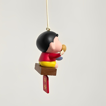 Crayon Shin-Chan autós függő – gyanta, rajzfilm stílusú belső dekoráció a visszapillantóhoz